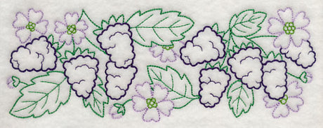 Wild Blackberry Border (Vintage)