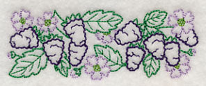 Wild Blackberry Border (Vintage)