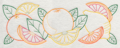 Citrus Fruit Border (Vintage)
