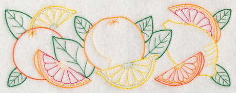 Citrus Fruit Border (Vintage)