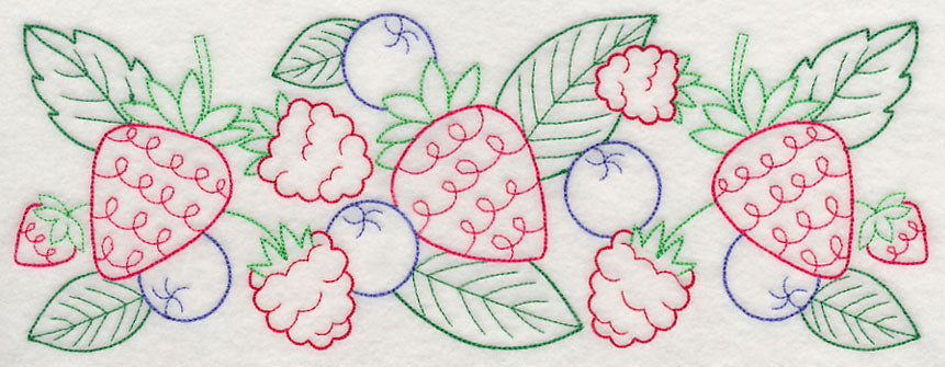 Mixed Berry Border (Vintage)