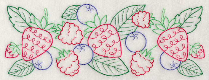 Mixed Berry Border (Vintage)