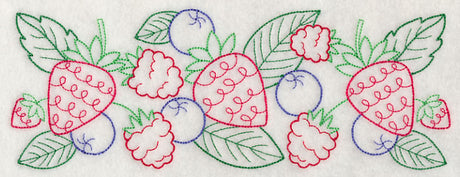 Mixed Berry Border (Vintage)