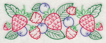 Mixed Berry Border (Vintage)