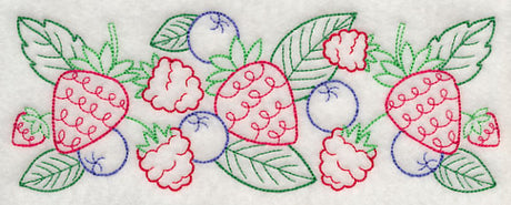 Mixed Berry Border (Vintage)