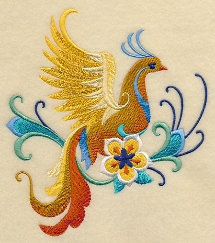 Majolica Bird 3