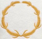 Monogram Wreath - Wheat