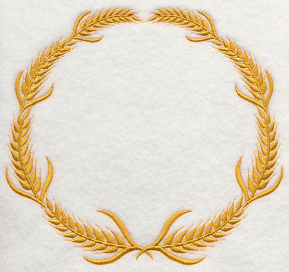 Monogram Wreath - Wheat