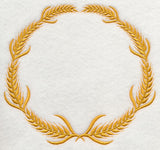 Monogram Wreath - Wheat