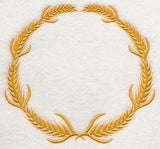 Monogram Wreath - Wheat
