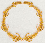 Monogram Wreath - Wheat
