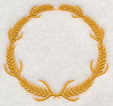 Monogram Wreath - Wheat