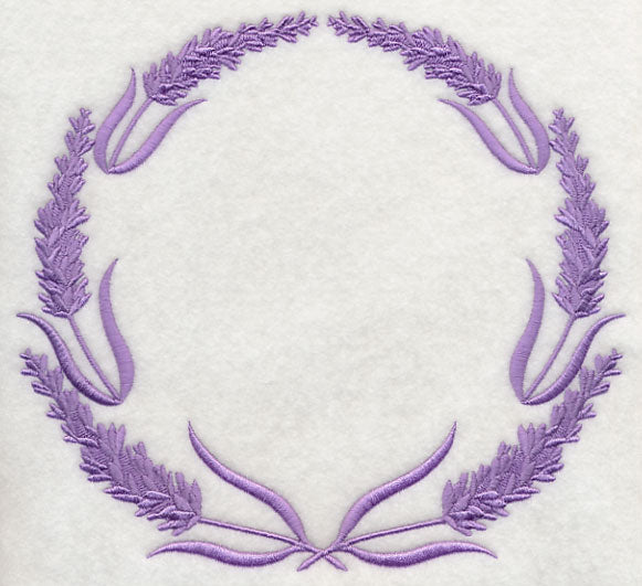 Monogram Wreath - Lavender