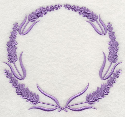Monogram Wreath - Lavender