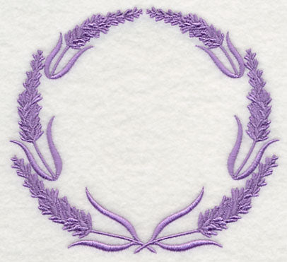 Monogram Wreath - Lavender