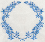 Monogram Wreath - Bluebonnet