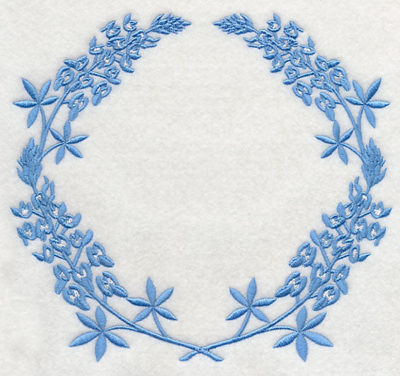 Monogram Wreath - Bluebonnet
