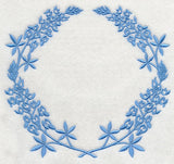 Monogram Wreath - Bluebonnet
