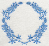Monogram Wreath - Bluebonnet