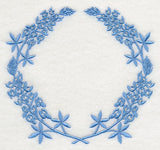 Monogram Wreath - Bluebonnet
