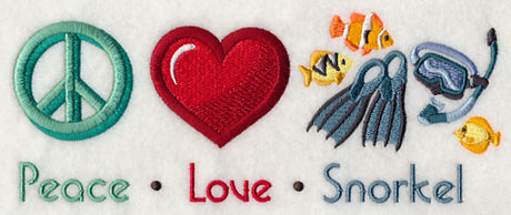 Peace Love Snorkel