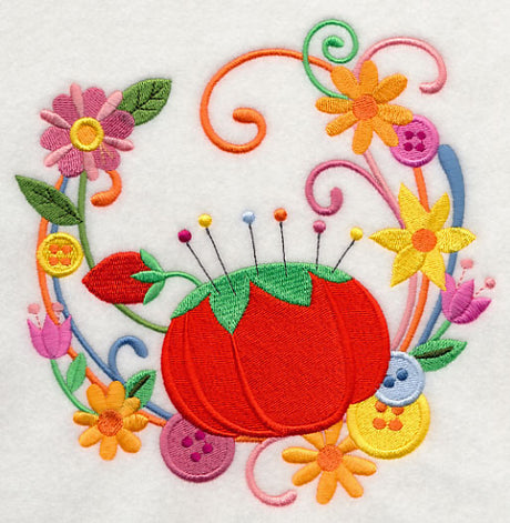 Pincushion & Petals Wreath