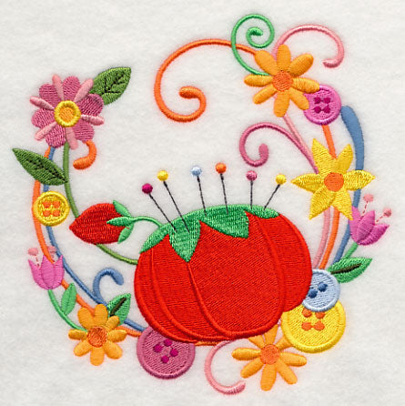 Pincushion & Petals Wreath