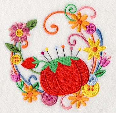 Pincushion & Petals Wreath