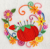 Pincushion & Petals Wreath