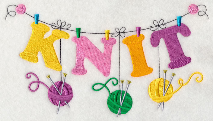 Knitting Clothesline