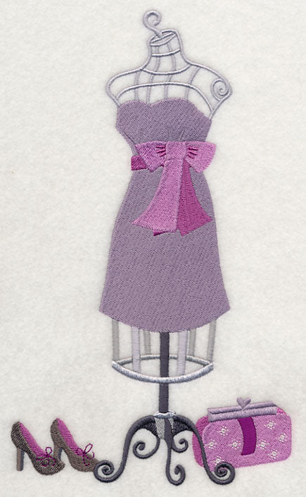 Couture Dress Form - Pink Bow Dress