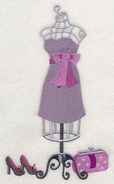 Couture Dress Form - Pink Bow Dress