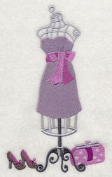 Couture Dress Form - Pink Bow Dress