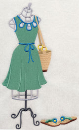 Couture Dress Form - Peekaboo Collar Dress