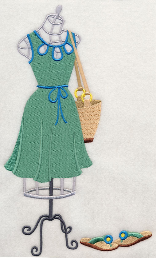 Couture Dress Form - Peekaboo Collar Dress