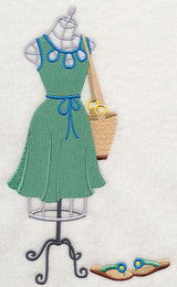 Couture Dress Form - Peekaboo Collar Dress