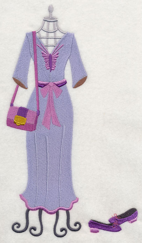 Couture Dress Form - Lavender Dress