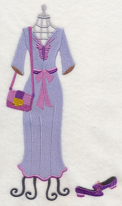 Couture Dress Form - Lavender Dress