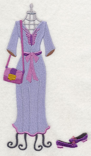 Couture Dress Form - Lavender Dress