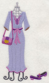 Couture Dress Form - Lavender Dress