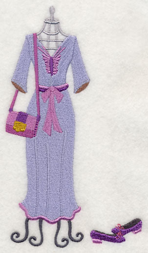 Couture Dress Form - Lavender Dress