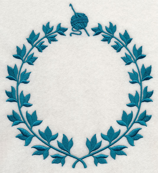Monogram Wreath - Crochet