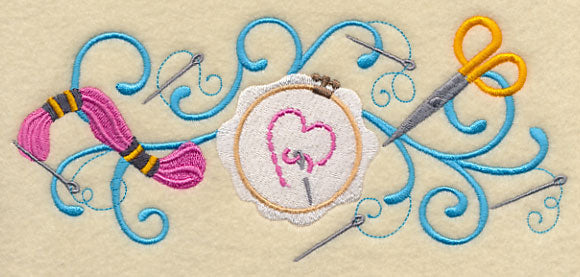 Stitching Love Border