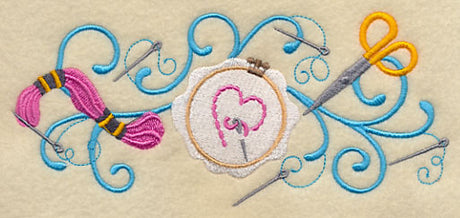 Stitching Love Border