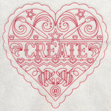 Create Heart (Redwork)