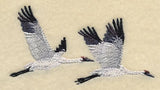 Whooping Cranes in Flight