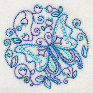 Blue Harmony Butterfly 1 (Vintage)