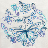 Blue Harmony Butterfly 2 (Vintage)