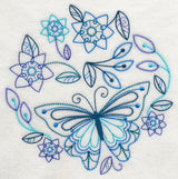 Blue Harmony Butterfly 2 (Vintage)