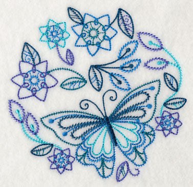Blue Harmony Butterfly 2 (Vintage)